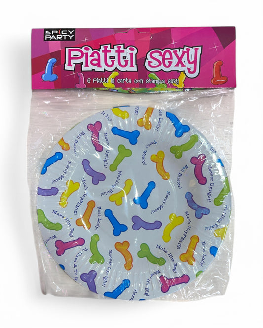 Piatti Tondo Sexy | 6 Pezzi