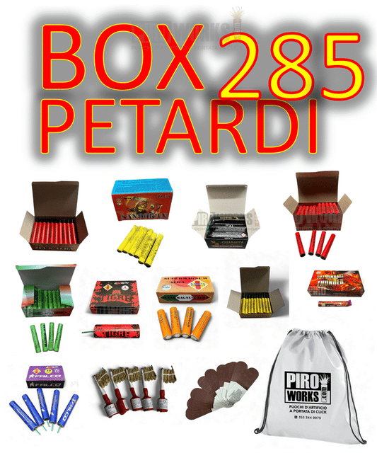 Firecrackers Box | XXL | 285 Pcs | With Bag Piroworks