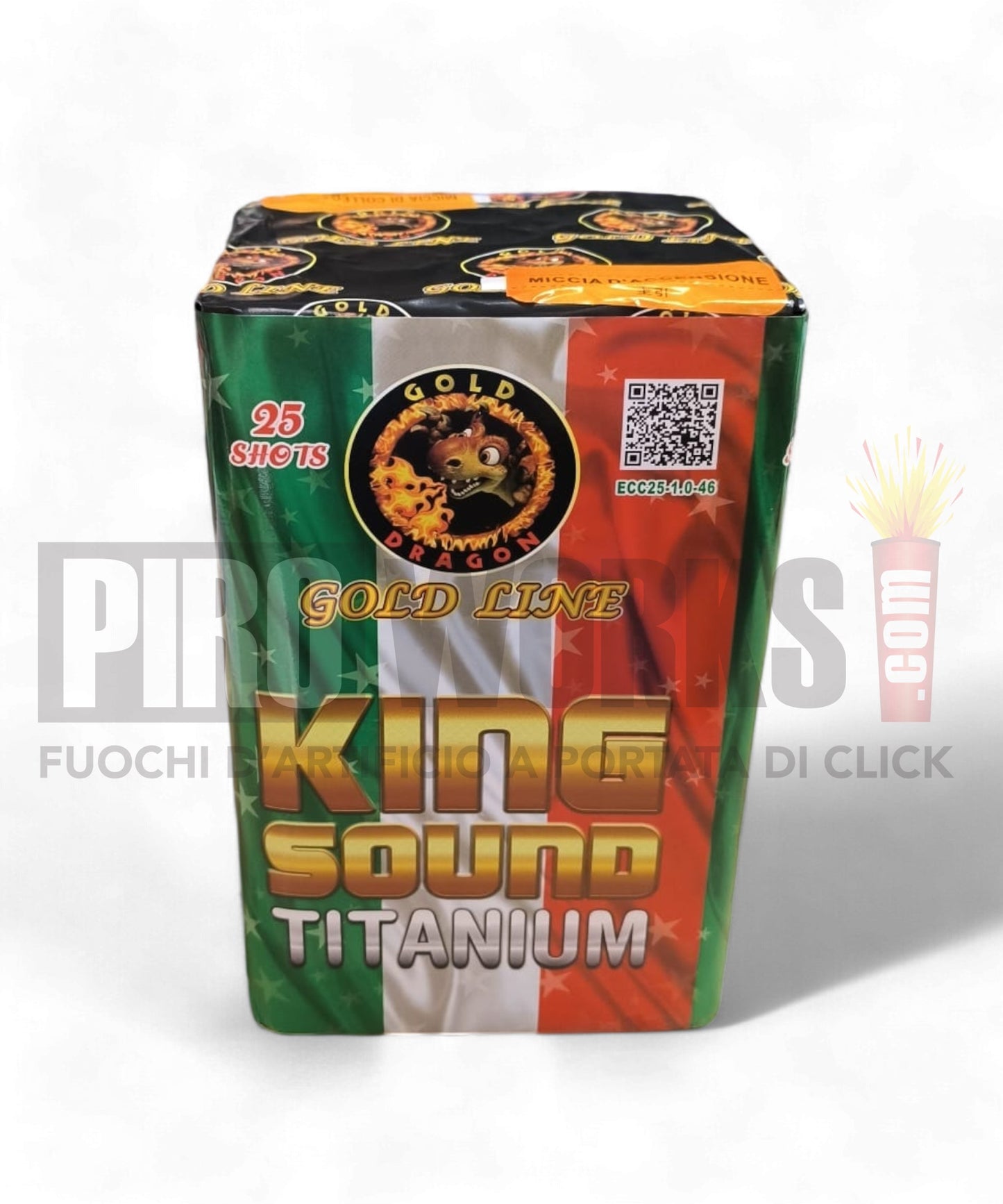 King Sound Titanium | 25 Colpi | 25mm | Fischioni Titanium