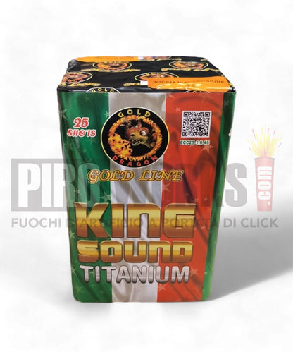 King Sound Titanium | 25 Colpi | 25mm | Fischioni Titanium
