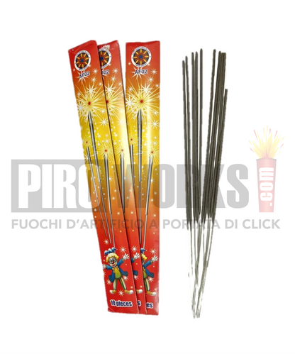 Candeline Magiche | 38cm | Stelline | 10Pz | Red Star