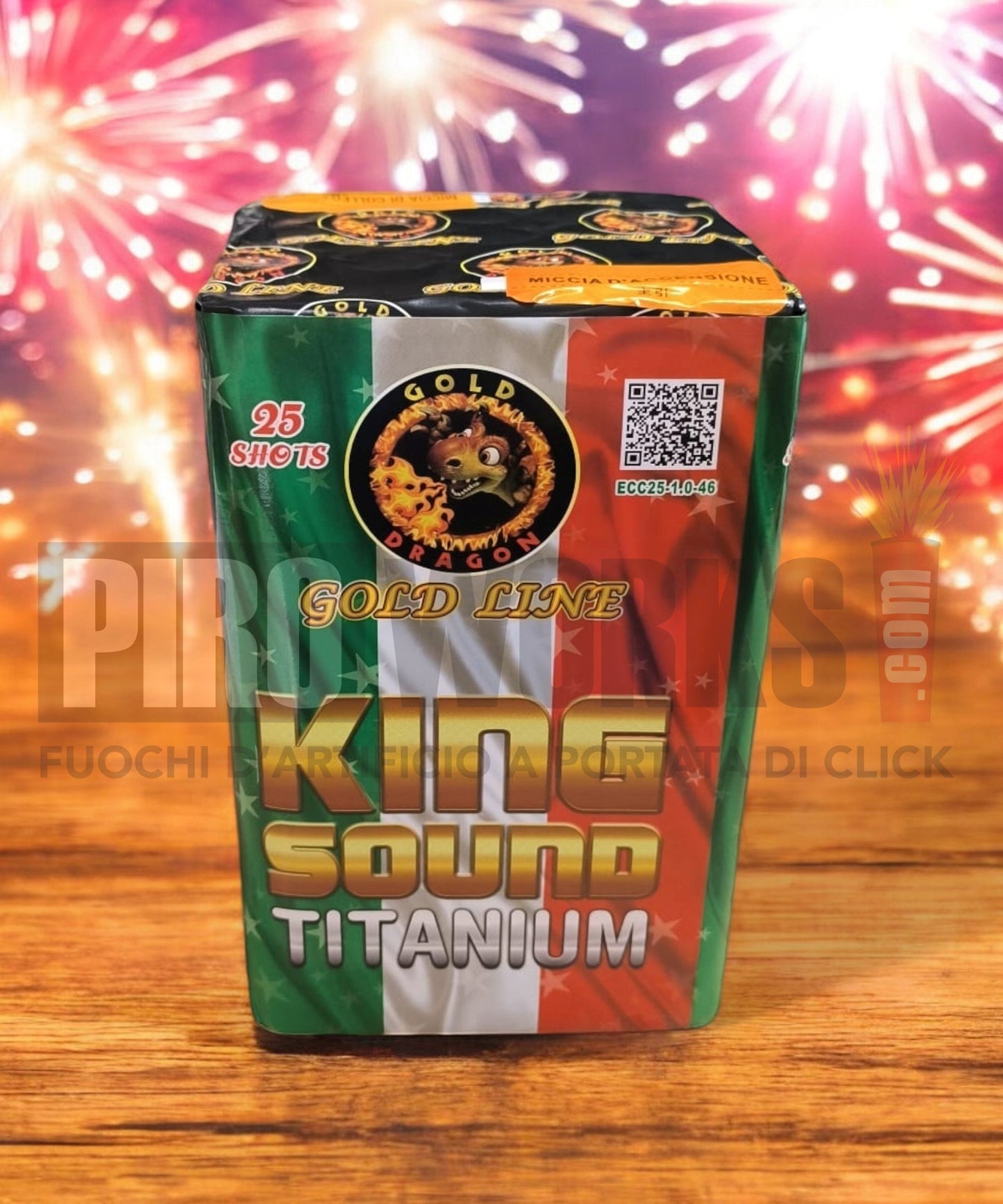 King Sound Titanium | 25 Colpi | 25mm | Fischioni Titanium