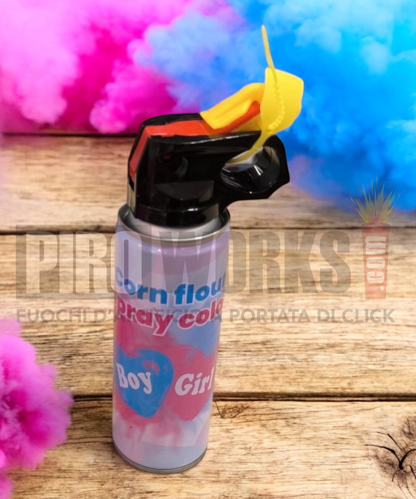 Baby Shower | Boy or Girl | Bomboletta Holi Spray | Polvere Celeste o Rosa