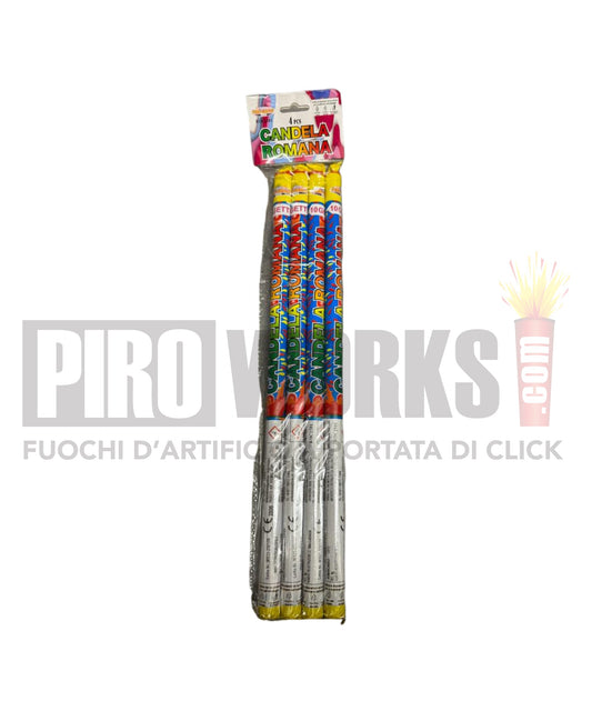 Candela Romana | 10 Getti | 18mm | 4 Pz