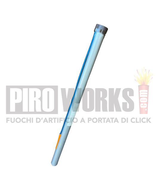 Candela Romana | 30mm | 8 Colpi | Striscione Bianco-Sbruffo Rosso