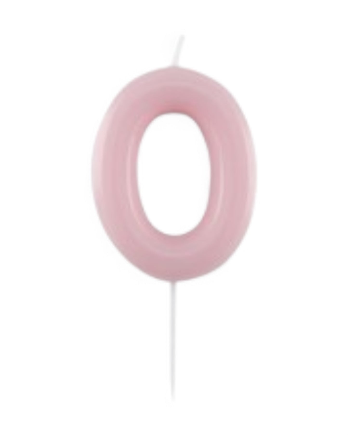 Candeline Numerali | 0-9 | Glossy | Rosa | 11 Cm