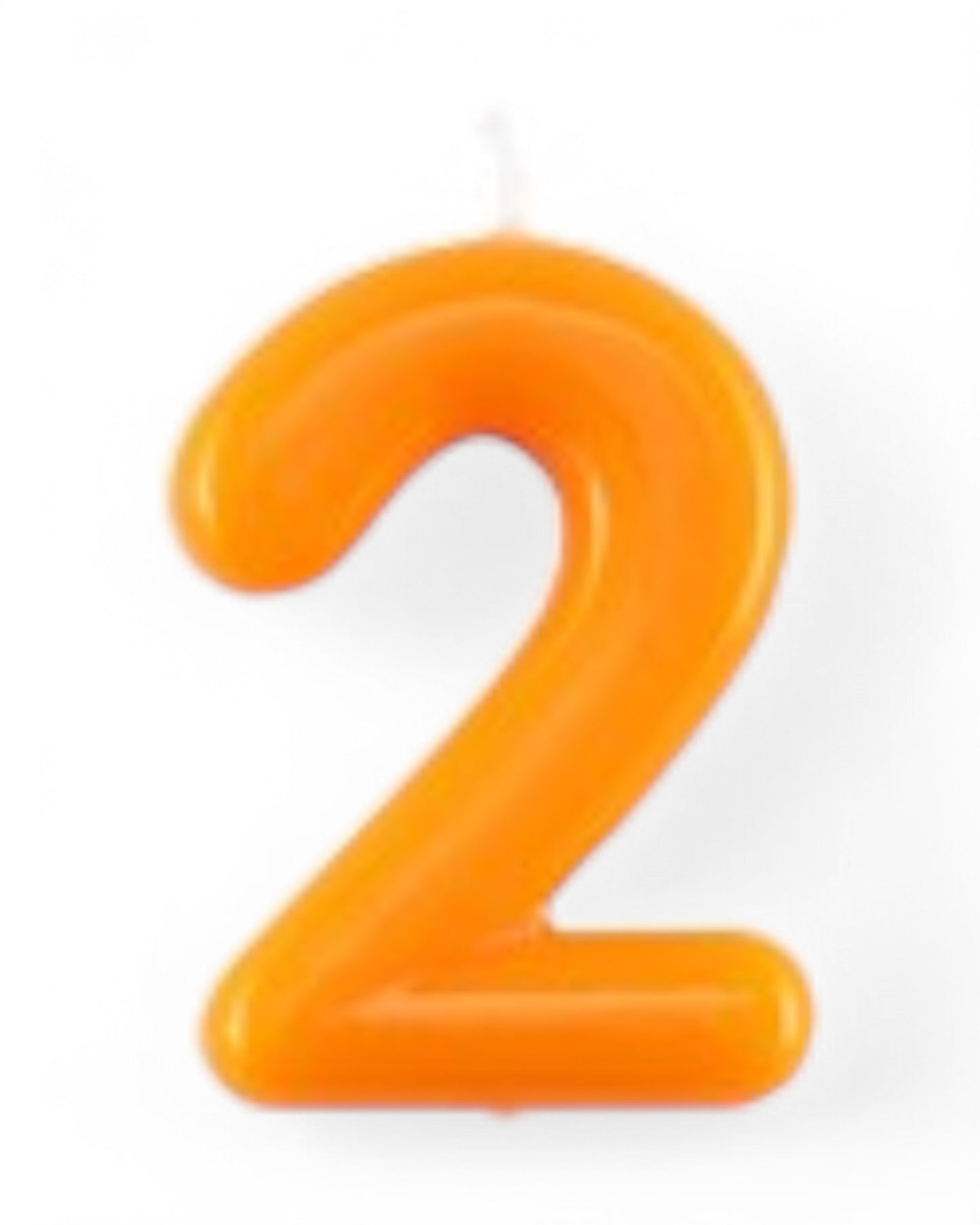 Candeline Numerali | 0-9 | Glossy | Arancio | 11 Cm