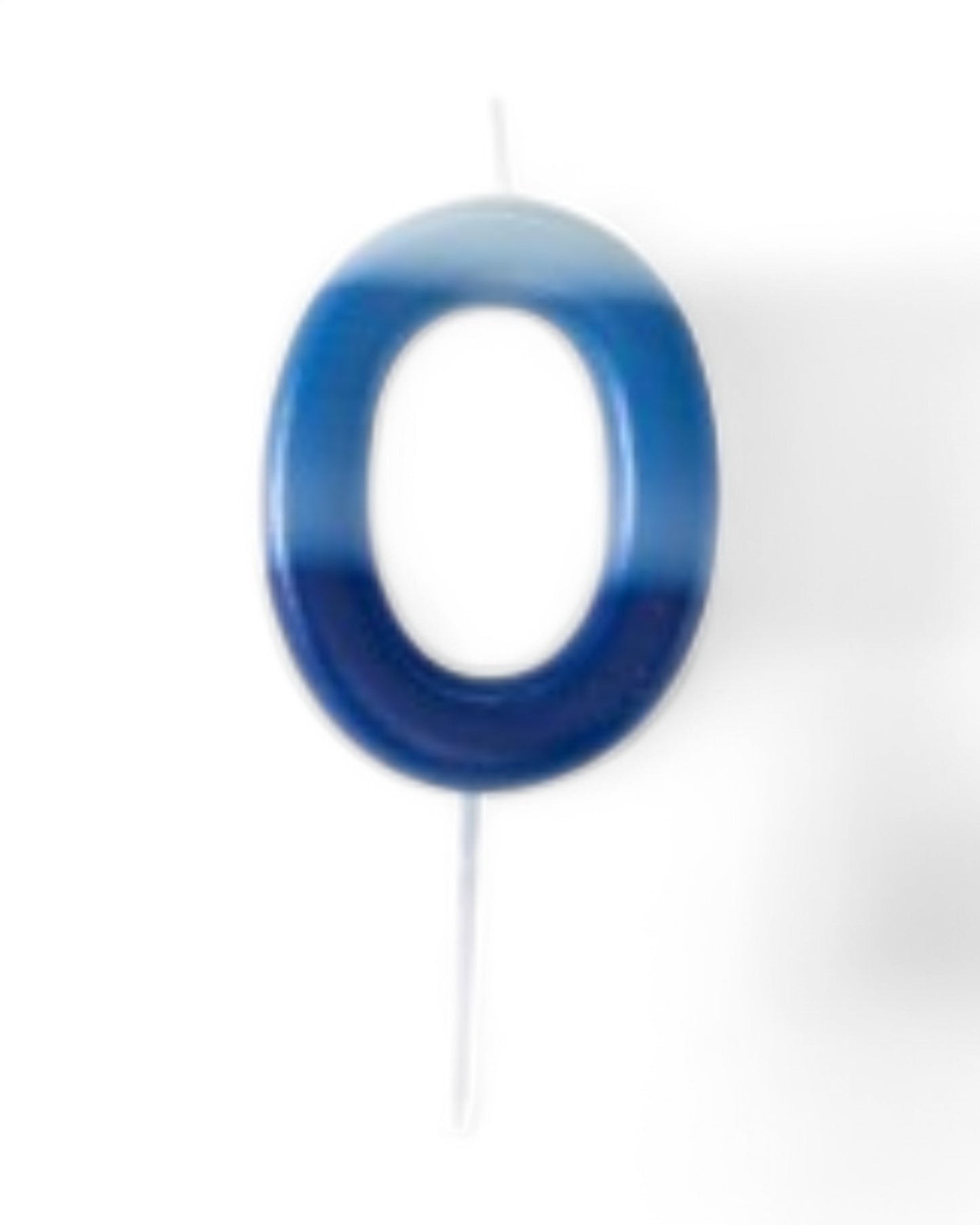 Candeline Numerali | 0-9 | Sfumate | Celeste | 10 Cm