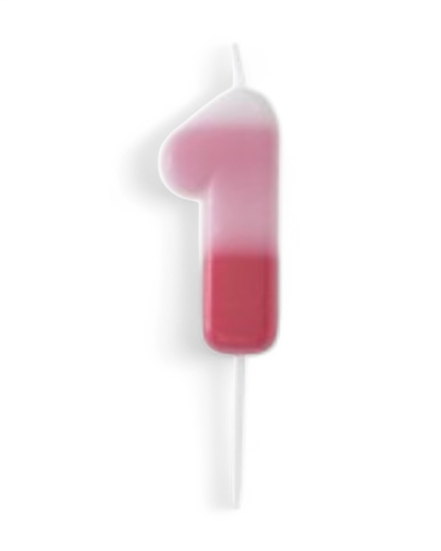 Candeline Numerali | 0-9 | Sfumate | Rosa | 10 Cm