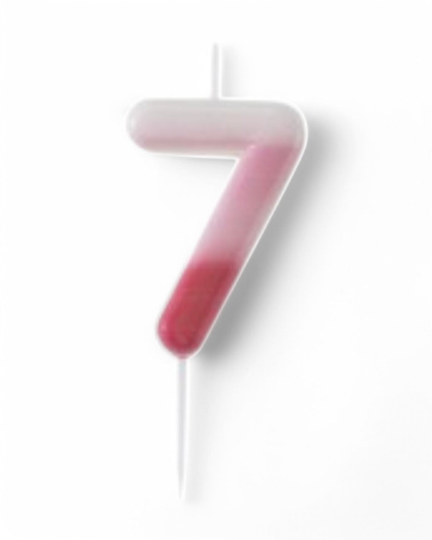 Candeline Numerali | 0-9 | Sfumate | Rosa | 10 Cm
