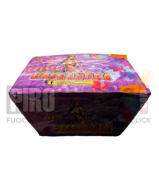 Cassandra | 144 Hits | Fan with Gold Banners and Pink Tips