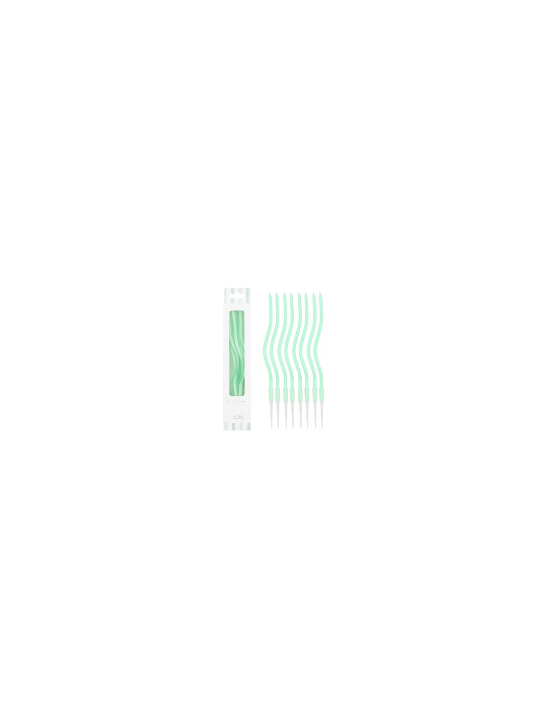 Candeline Curly | Vari Colori | 13 Cm | 8Pz