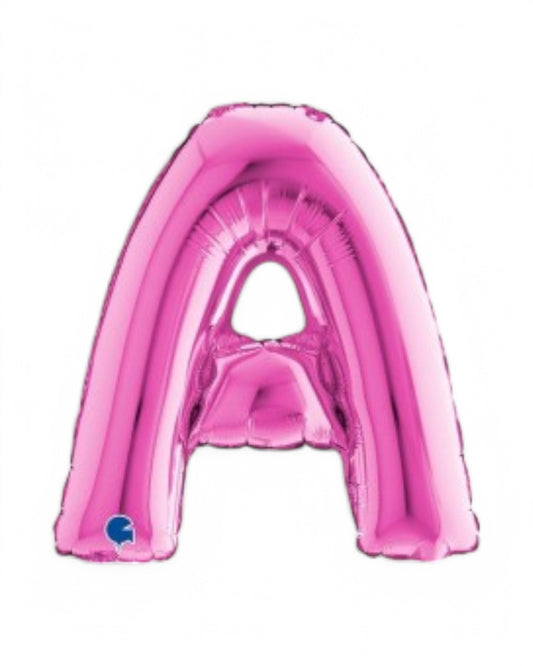 Palloncini Foil | Lettere A-Z | Grabo | 35 Cm | Fuxia
