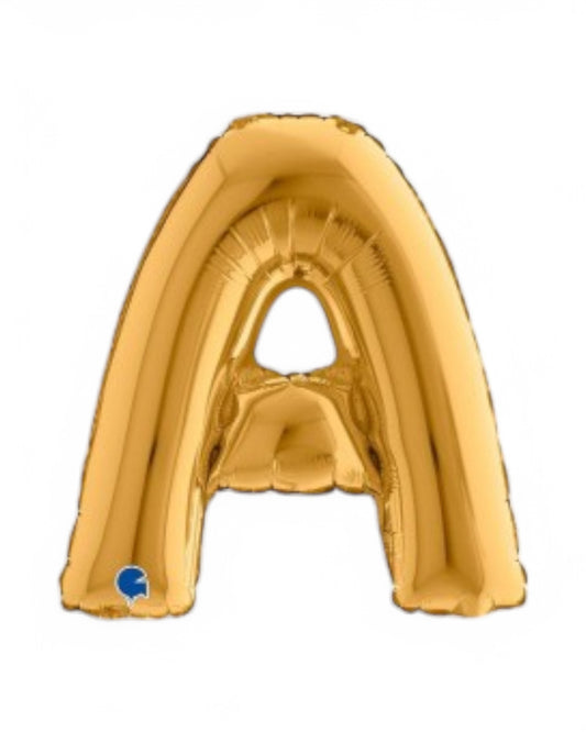 Palloncini Foil | Lettere A-Z | Grabo | 35 Cm | Oro