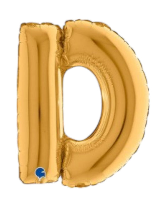 Palloncini Foil | Lettere A-Z | Grabo | 35 Cm | Oro