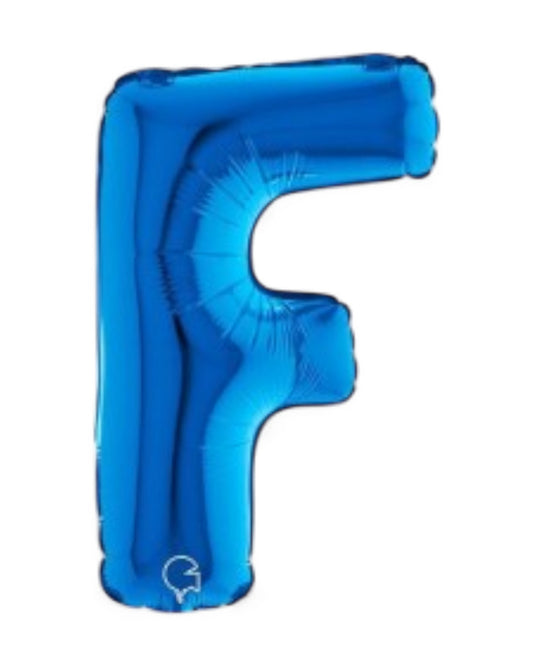 Palloncini Foil | Lettere A-Z | Grabo | 35 Cm | Blu