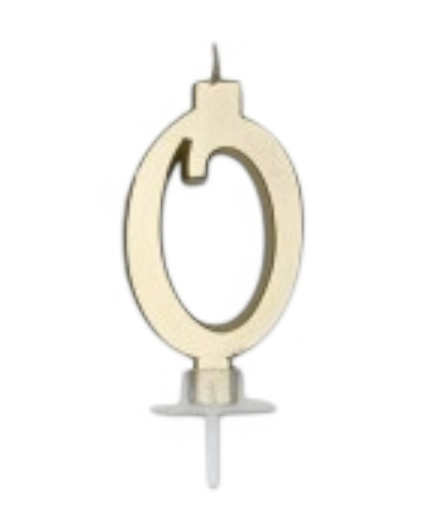 Candeline Numerali | 0-9 | Italic | Oro | 10 Cm