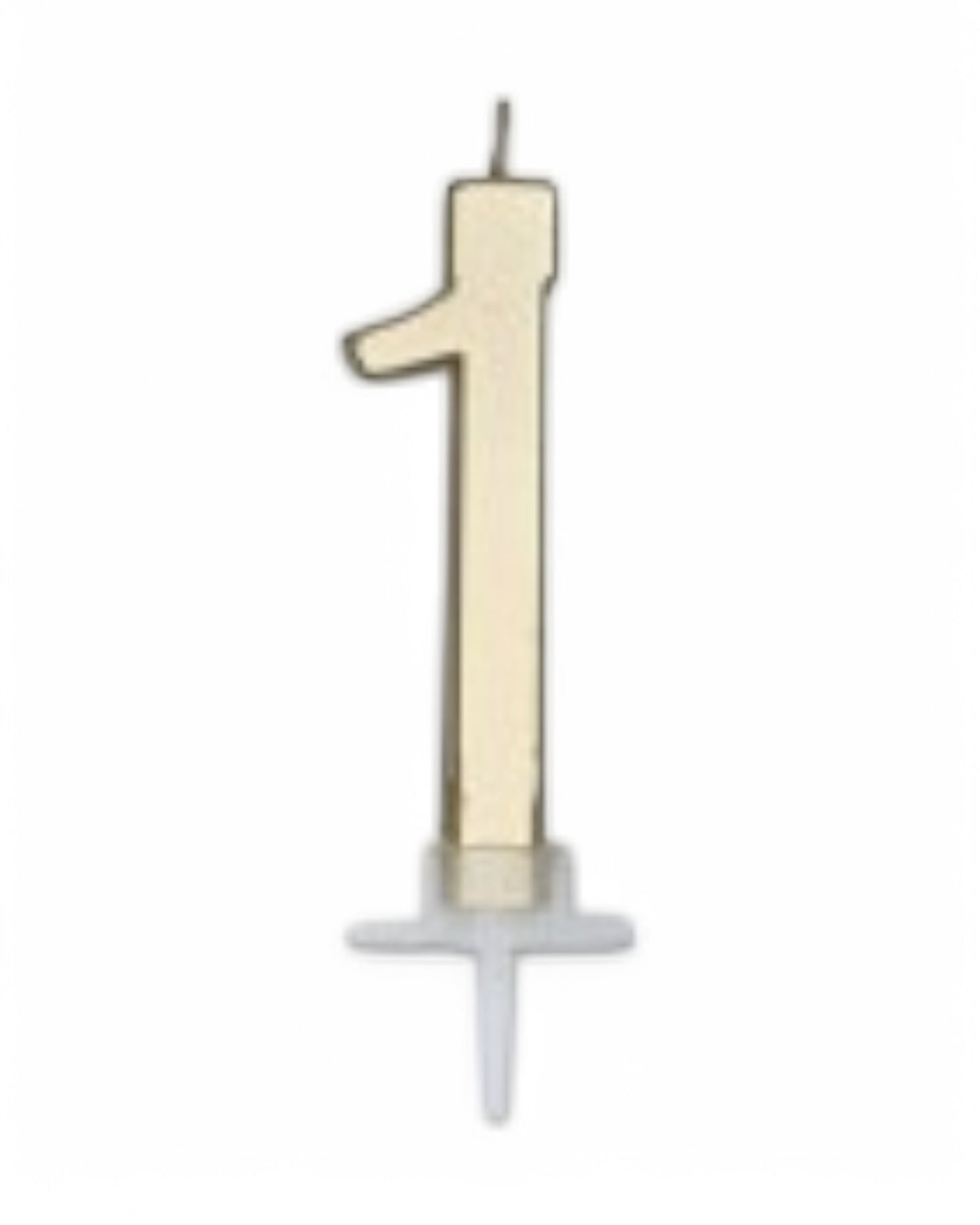 Candeline Numerali | 0-9 | Italic | Oro | 10 Cm