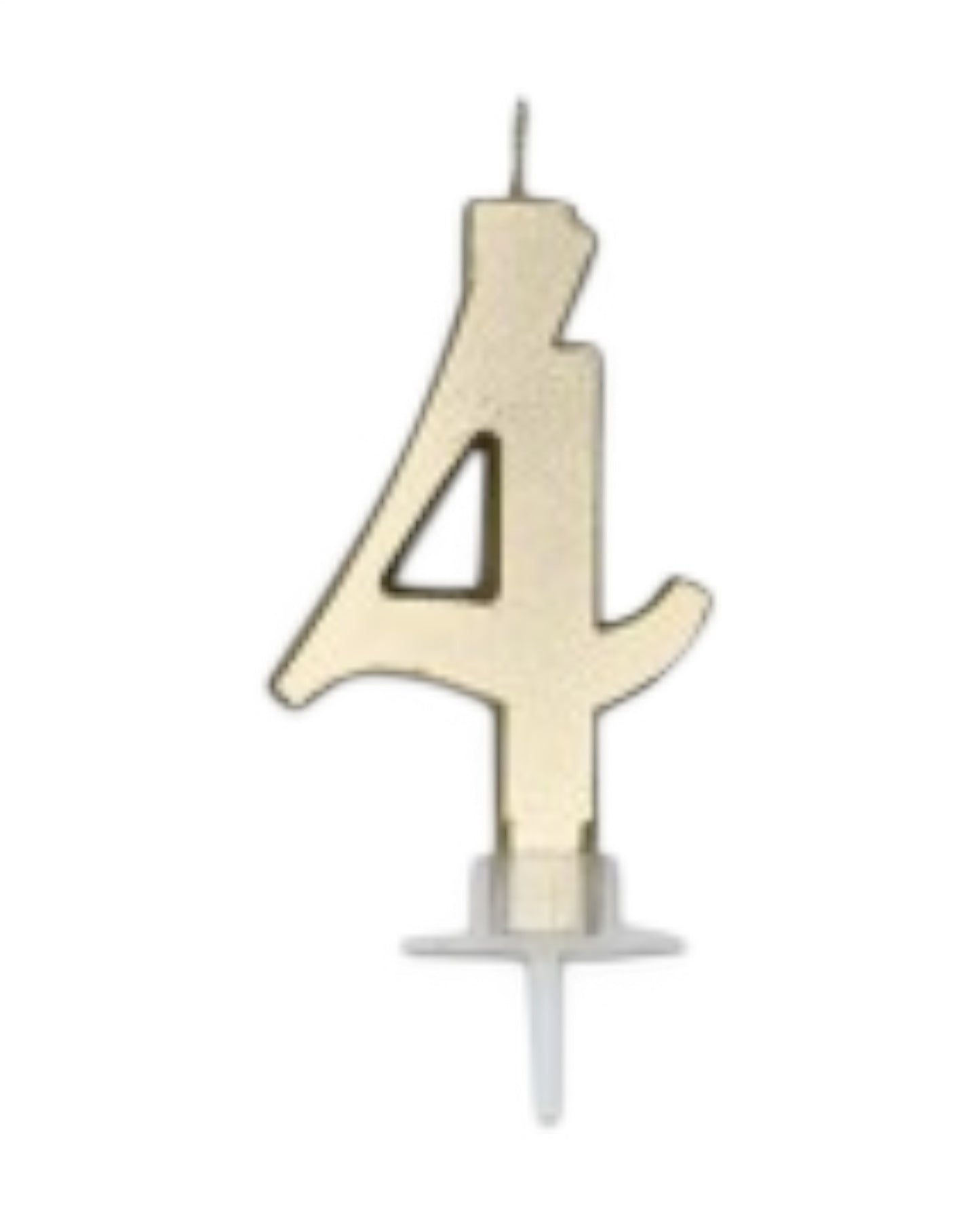 Candeline Numerali | 0-9 | Italic | Oro | 10 Cm