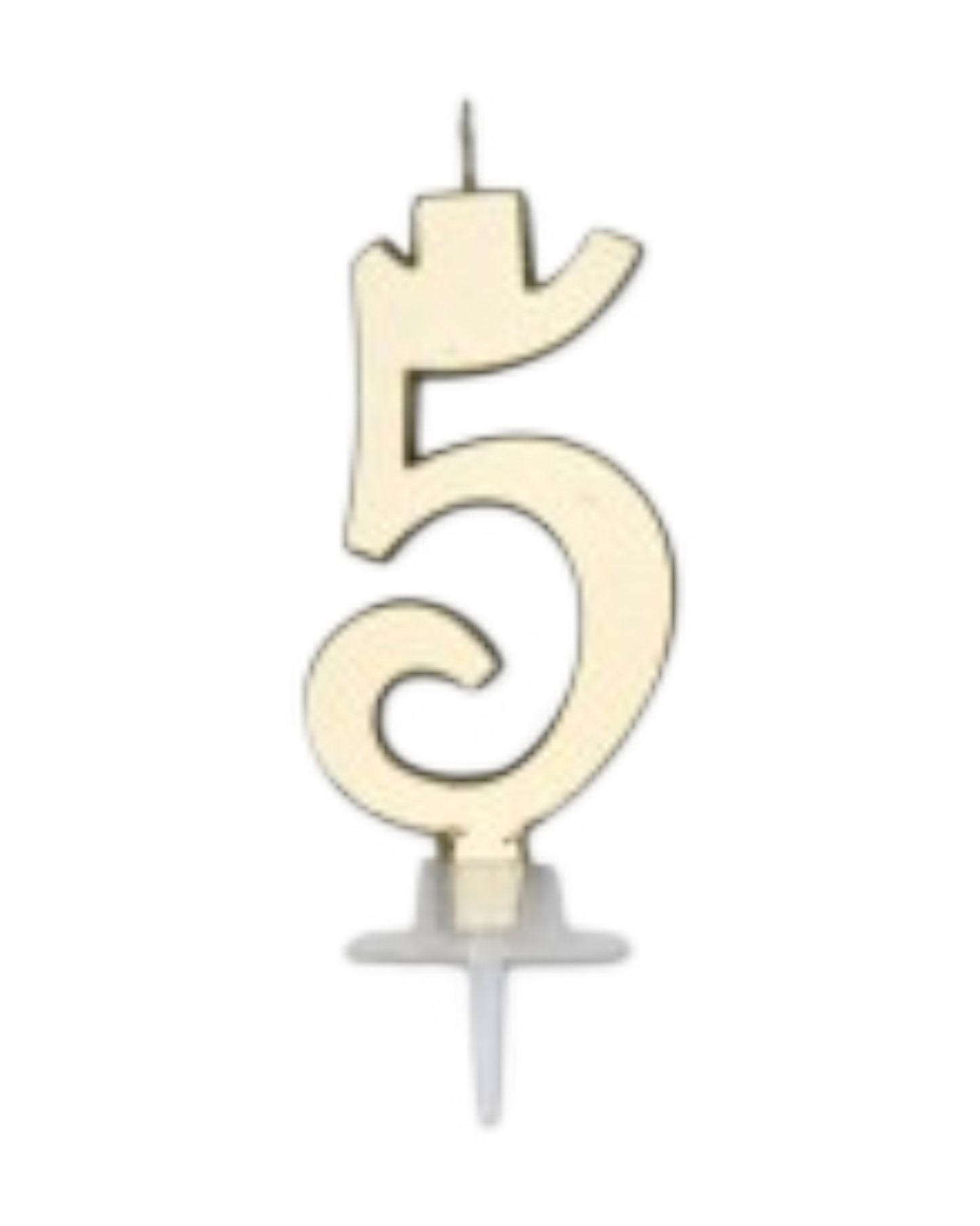 Candeline Numerali | 0-9 | Italic | Oro | 10 Cm