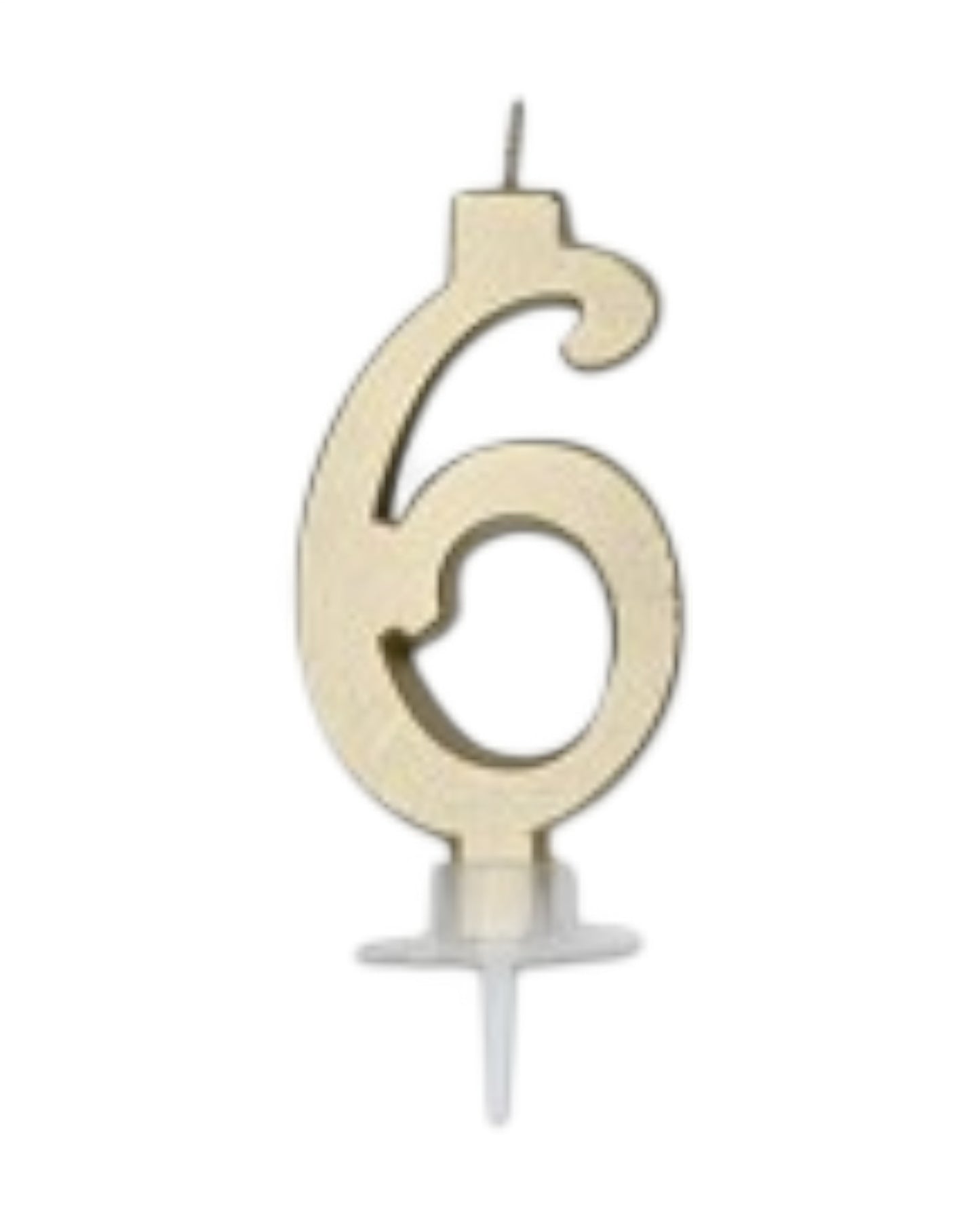 Candeline Numerali | 0-9 | Italic | Oro | 10 Cm