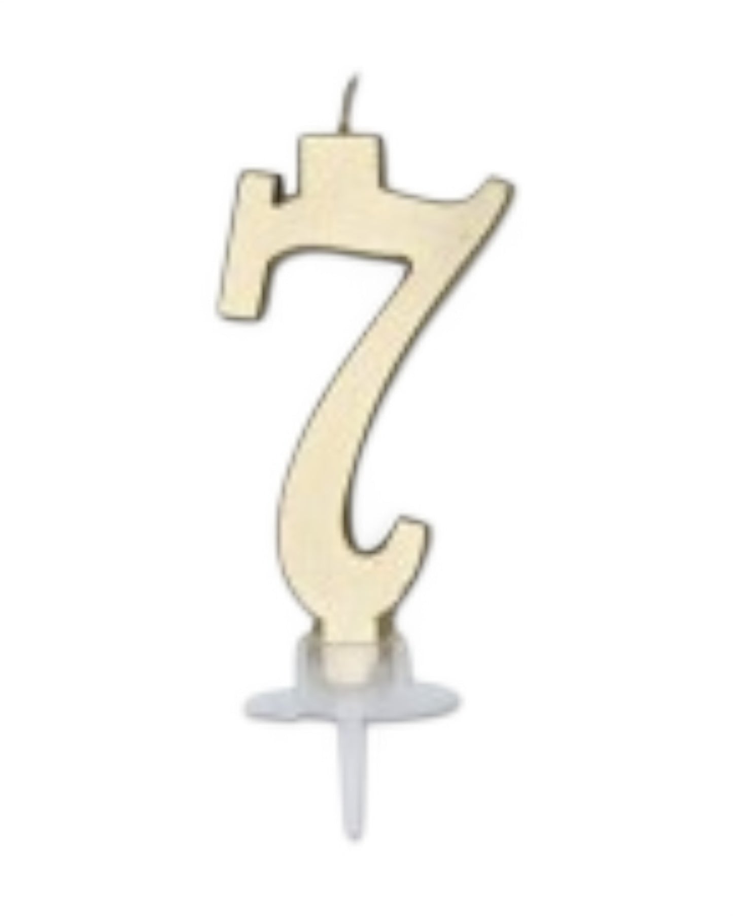 Candeline Numerali | 0-9 | Italic | Oro | 10 Cm