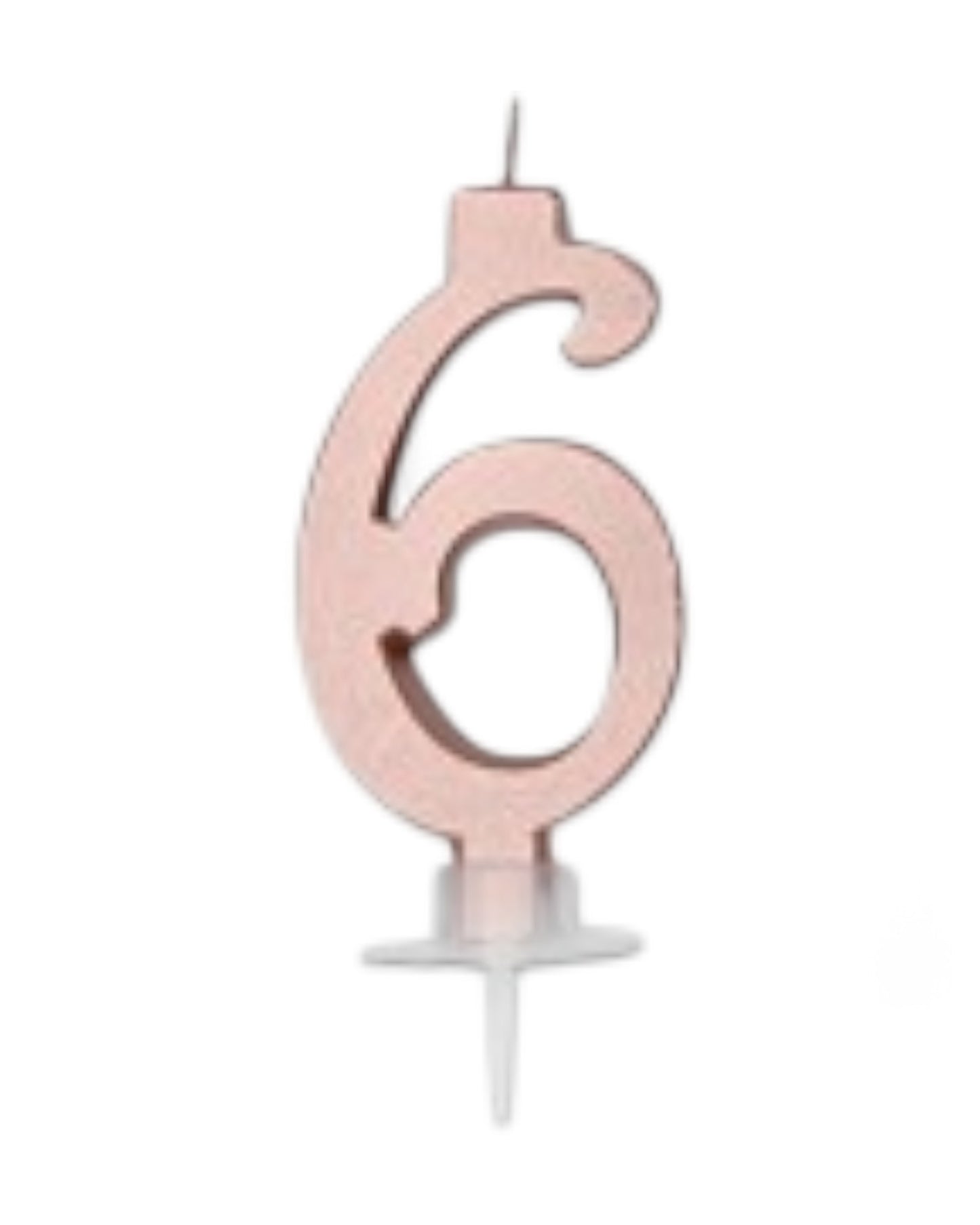 Candeline Numerali | 0-9 | Italic | Oro Rosato | 10 Cm