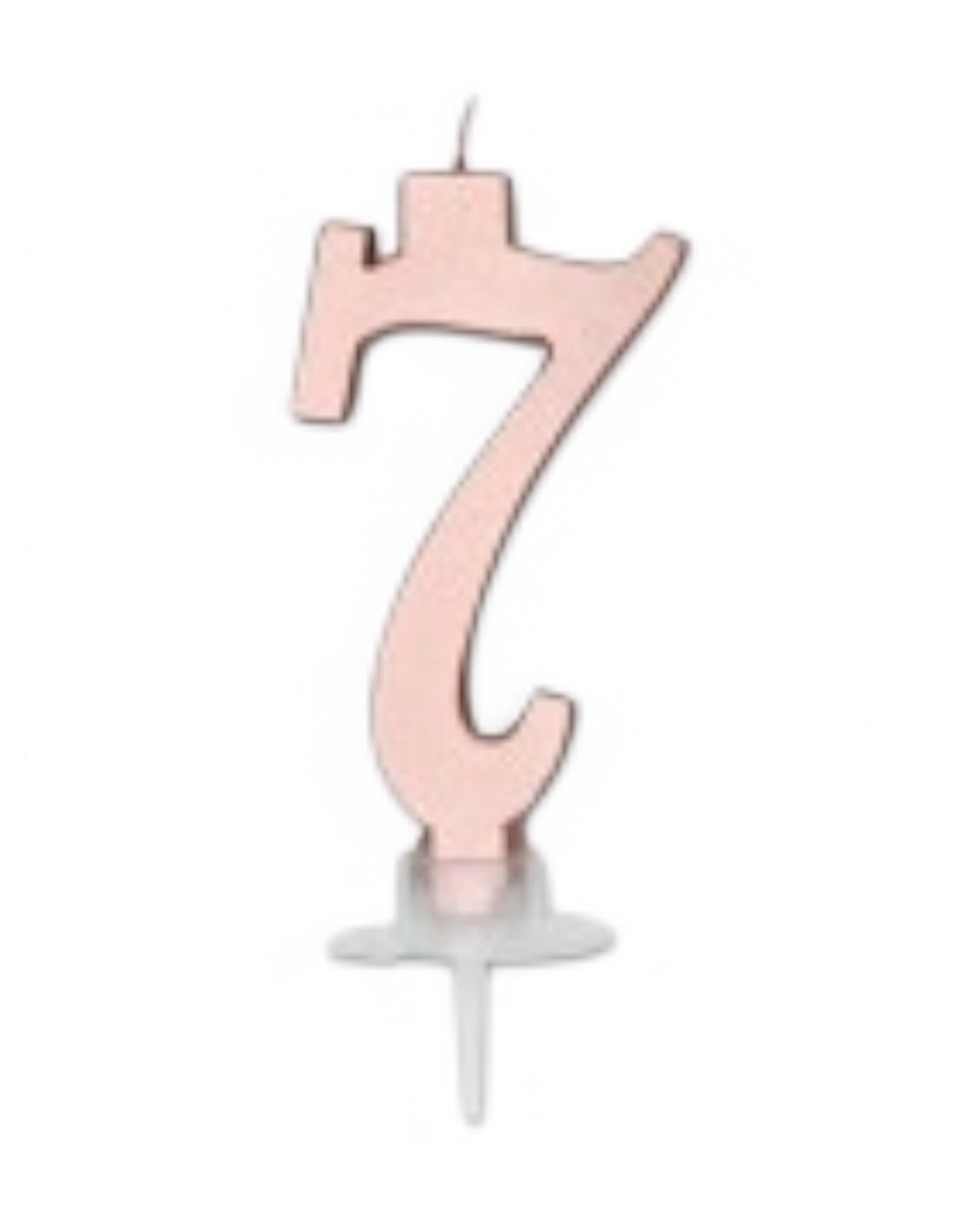 Candeline Numerali | 0-9 | Italic | Oro Rosato | 10 Cm