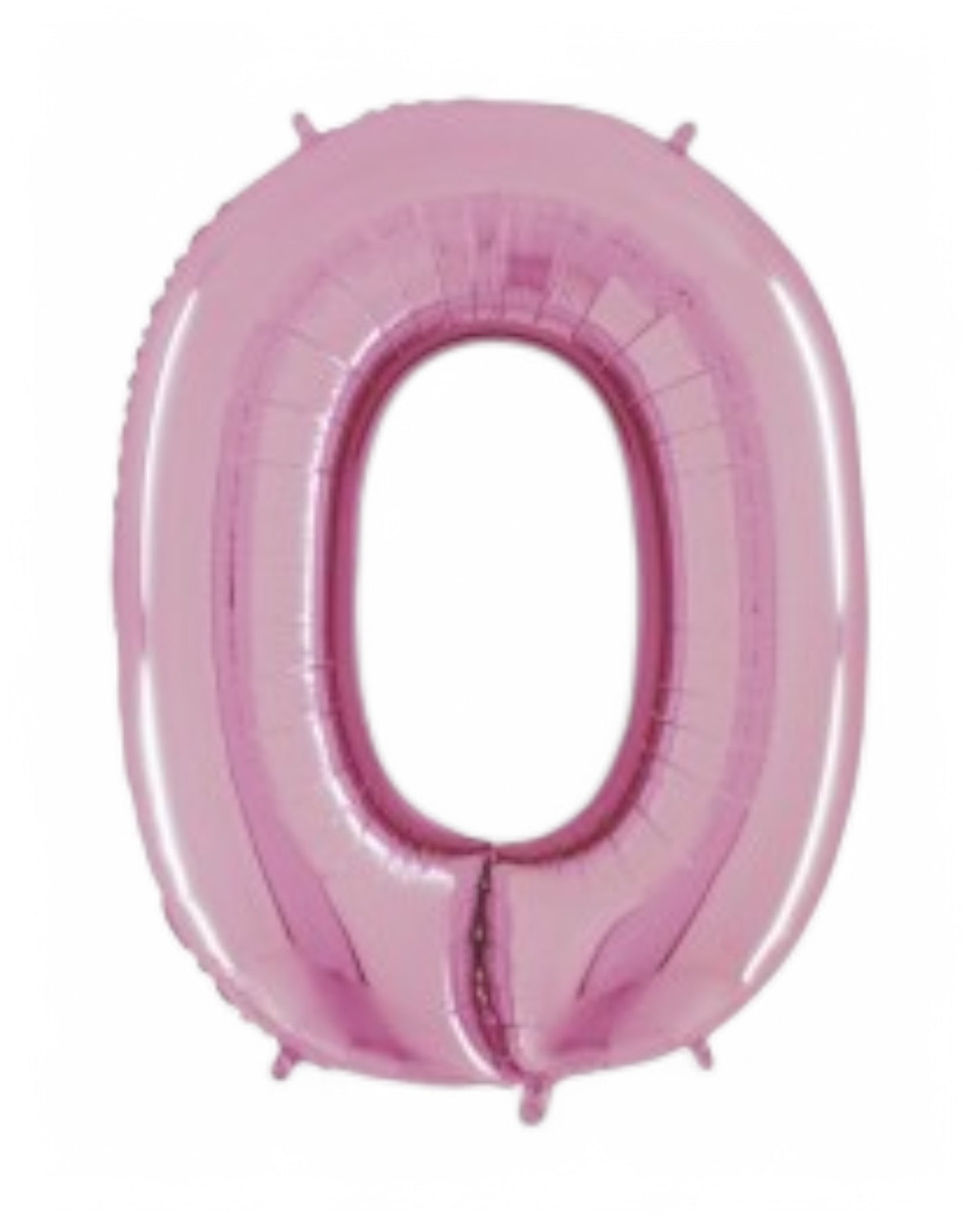 Palloncini Foil | Numeri 0-9 | Grabo | 102 Cm | Rosa Pastello