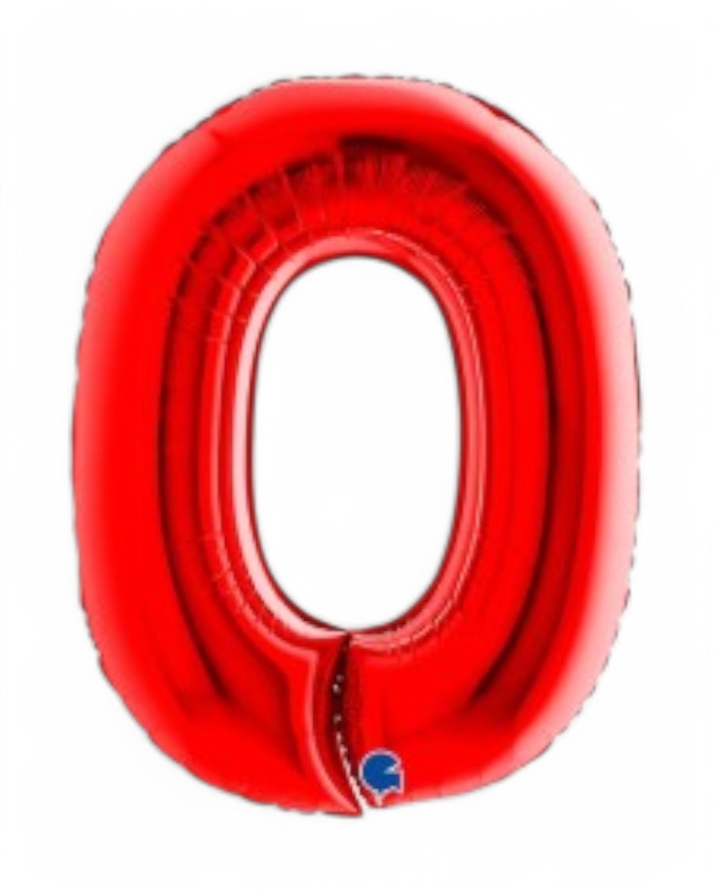 Palloncini Foil | Numeri 0-9 | Grabo | 102 Cm | Rosso
