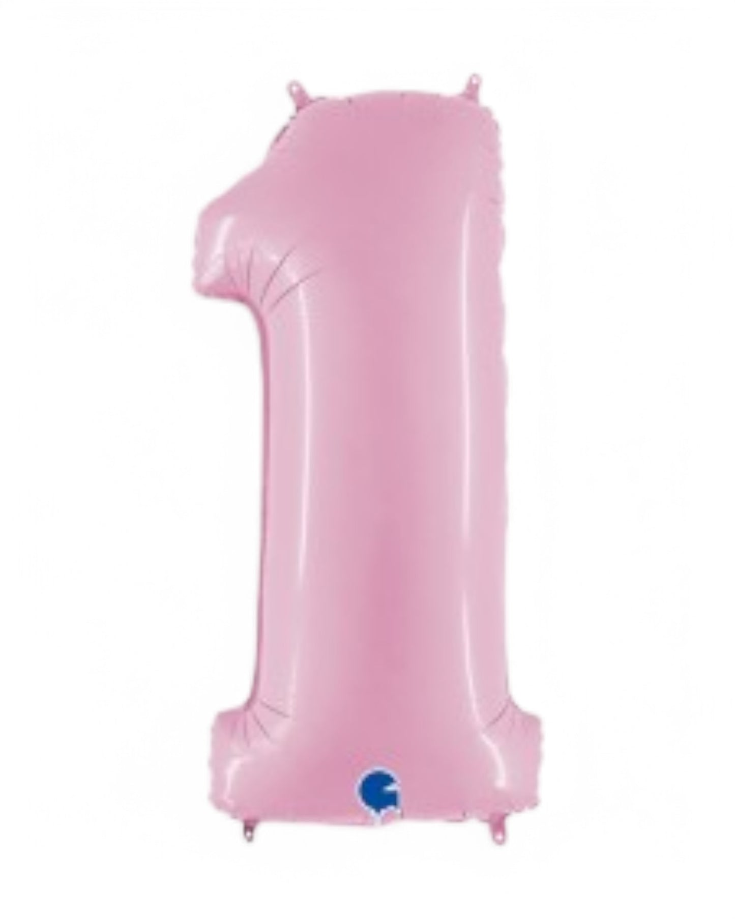 Palloncini Foil | Numeri 0-9 | Grabo | 102 Cm | Rosa Pastello