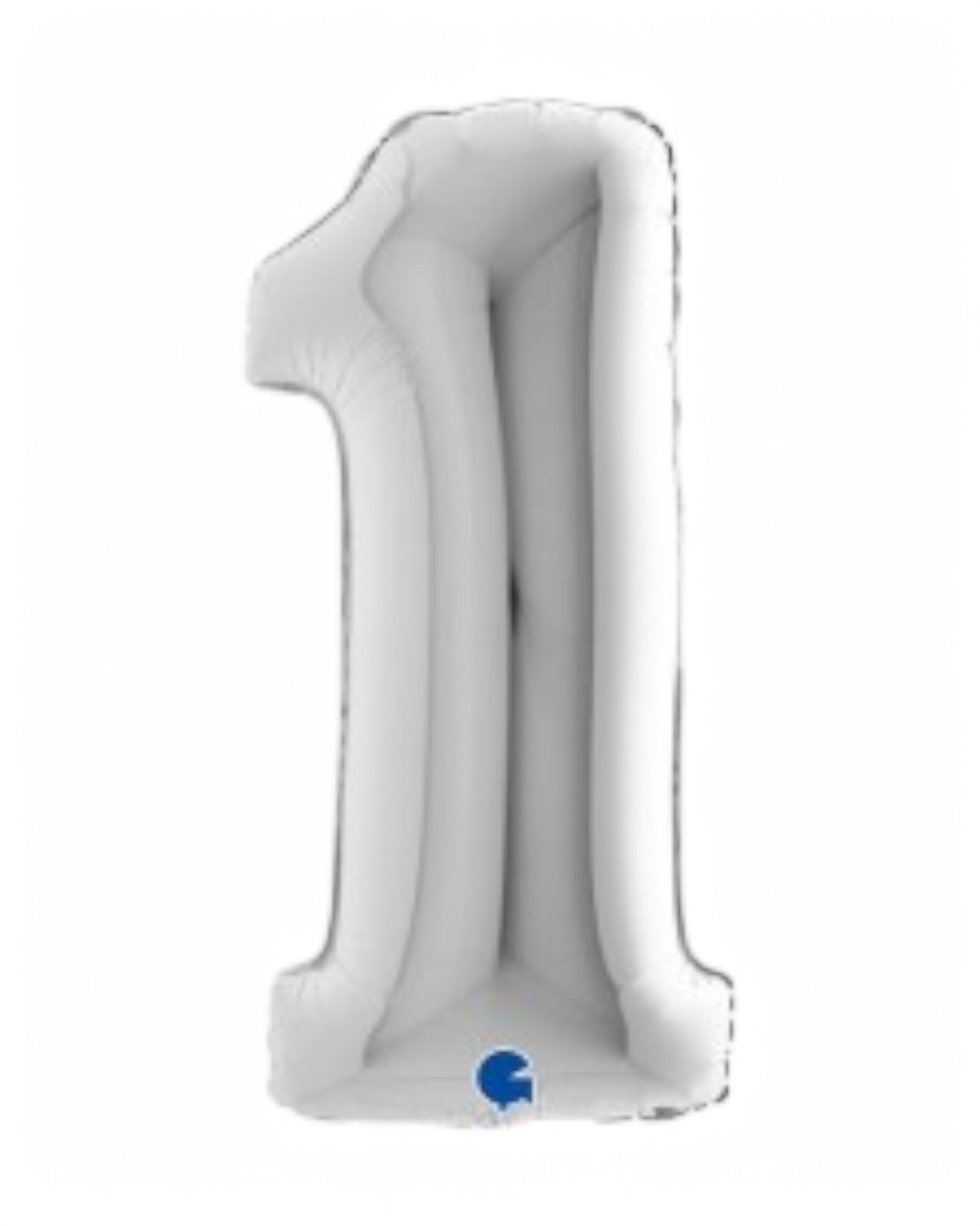Palloncini Foil | Numeri 0-9 | Grabo | 102 Cm | Argento