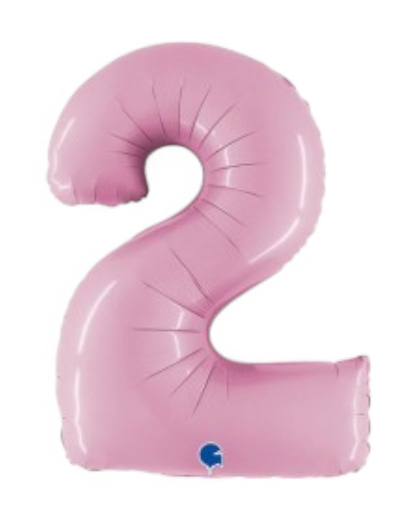 Palloncini Foil | Numeri 0-9 | Grabo | 102 Cm | Rosa Pastello