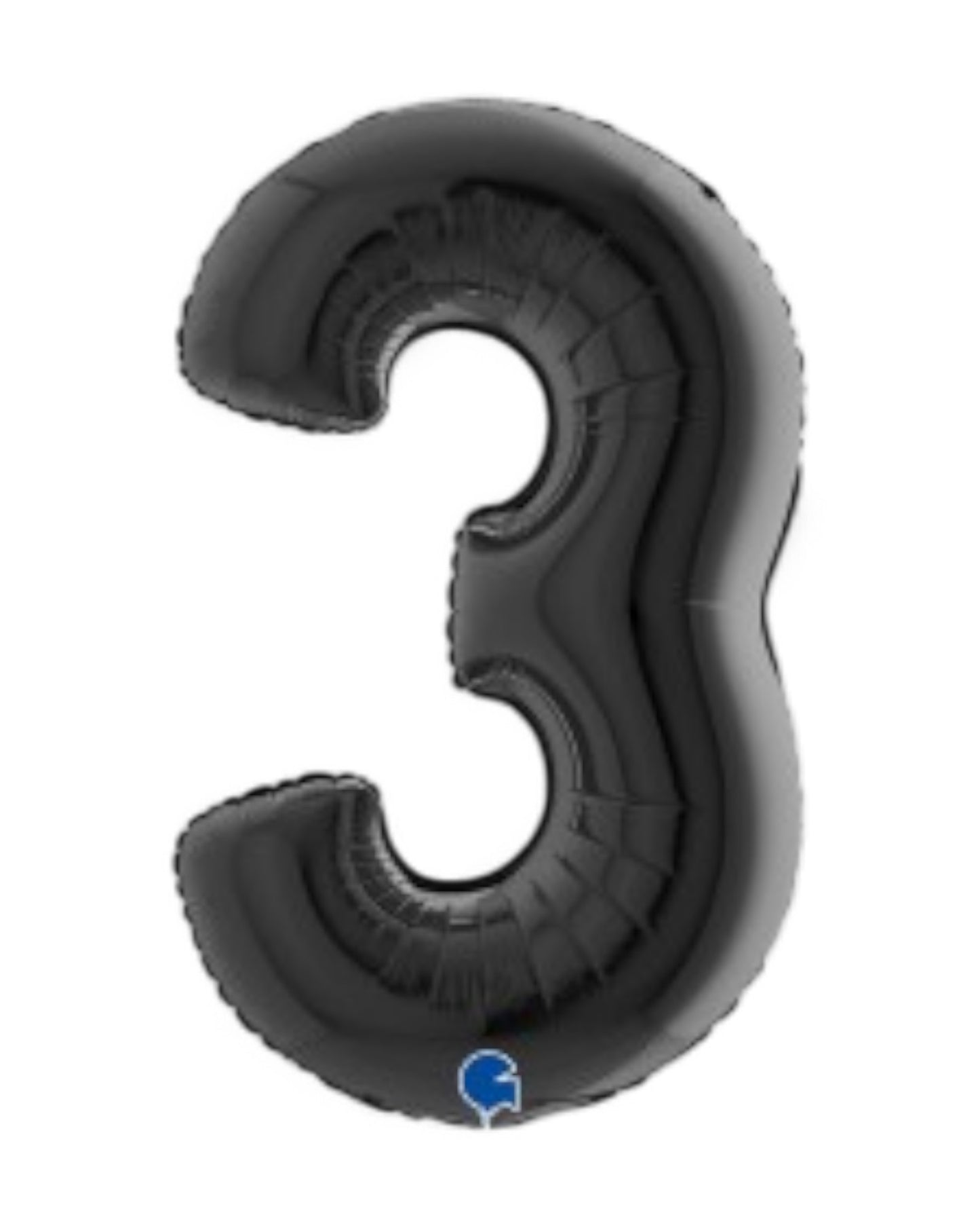 Palloncini Foil | Numeri 0-9 | Grabo | 102 Cm | Nero