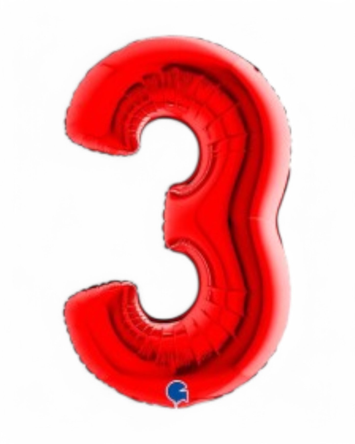 Palloncini Foil | Numeri 0-9 | Grabo | 102 Cm | Rosso