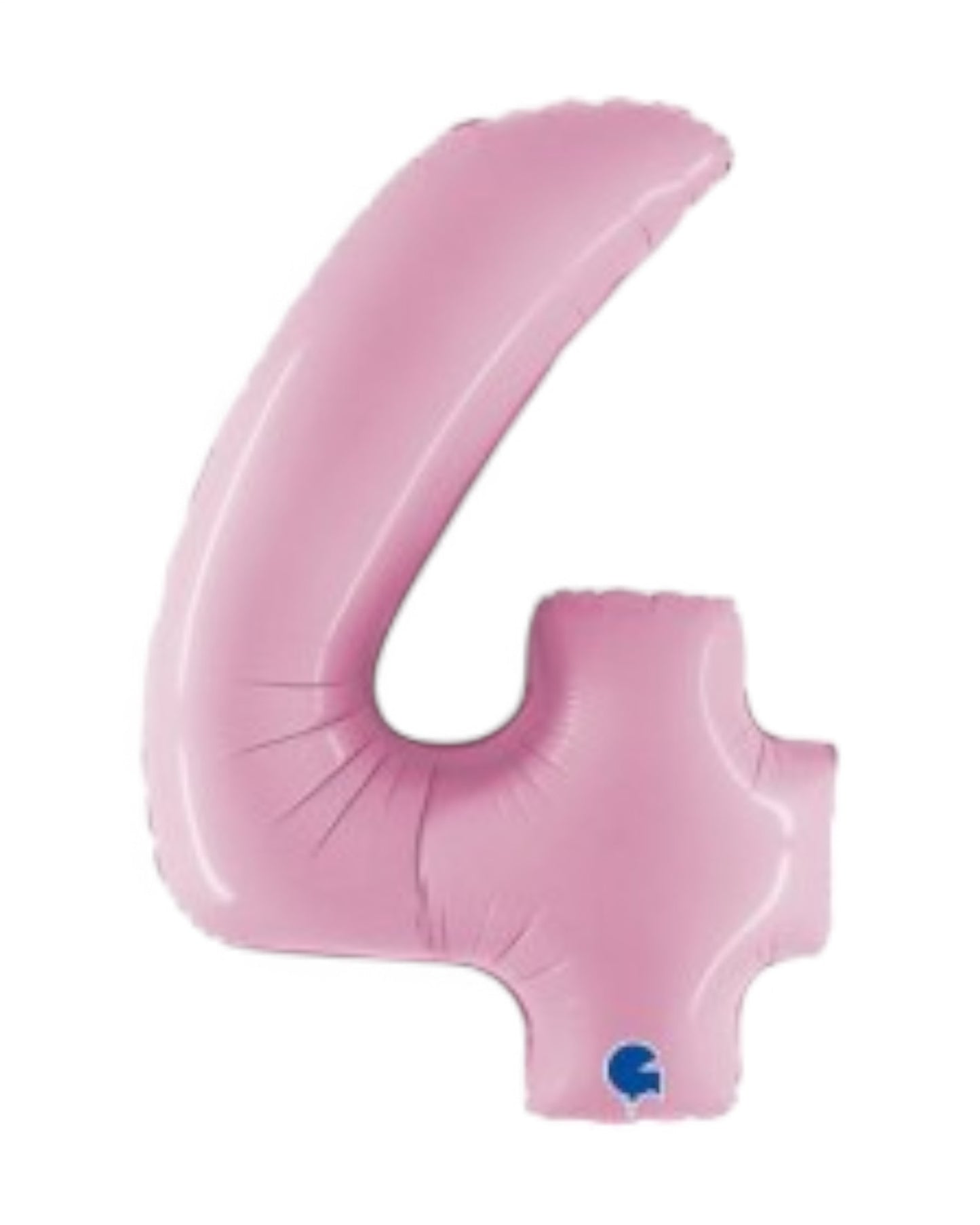 Palloncini Foil | Numeri 0-9 | Grabo | 102 Cm | Rosa Pastello