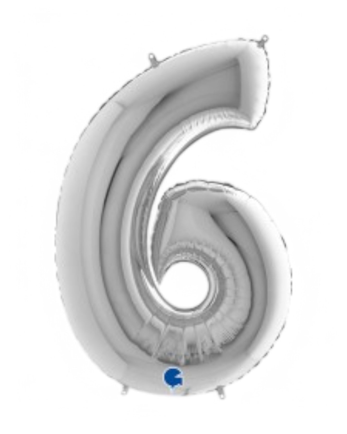 Palloncini Foil | Numeri 0-9 | Grabo | 102 Cm | Argento