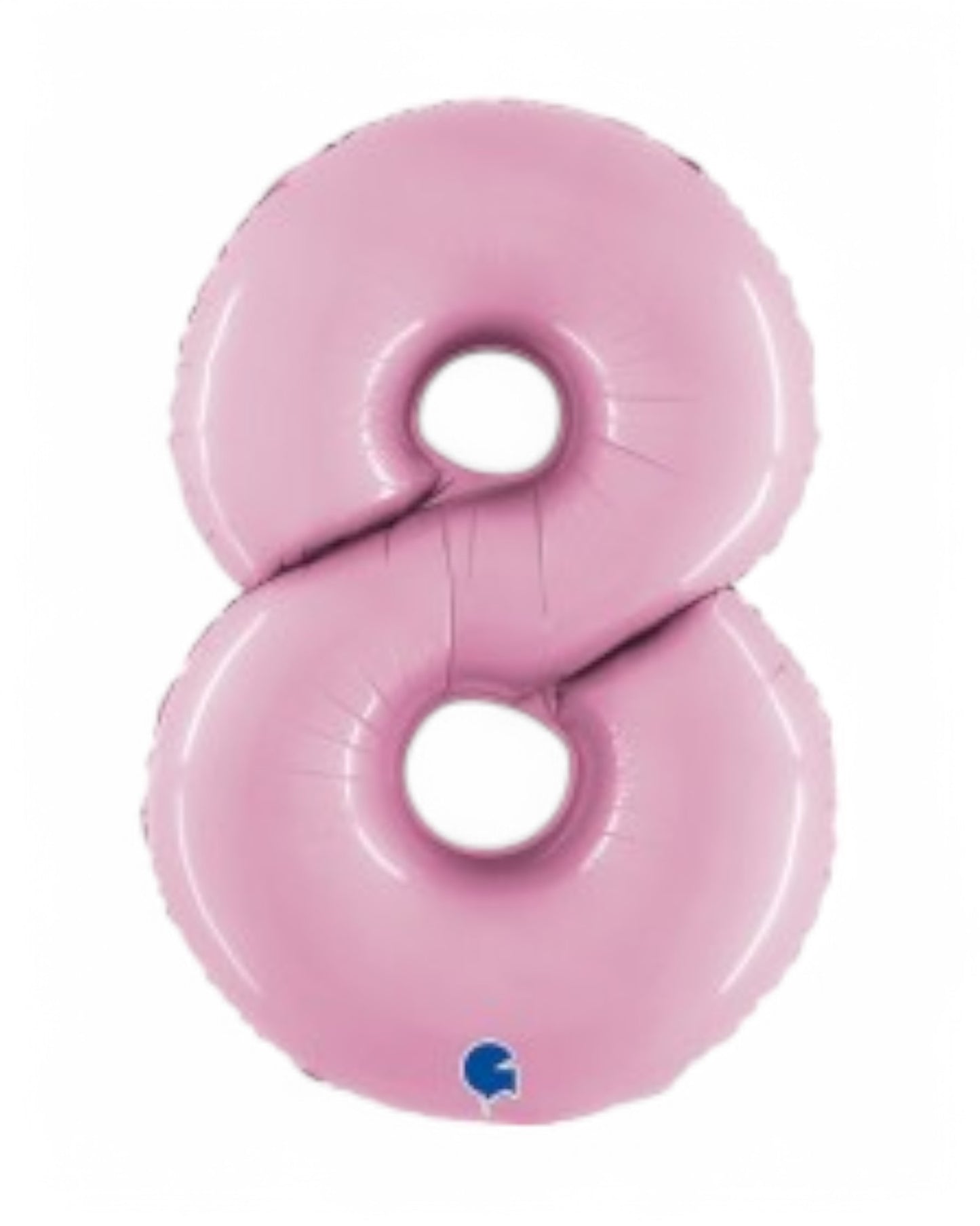 Palloncini Foil | Numeri 0-9 | Grabo | 102 Cm | Rosa Pastello
