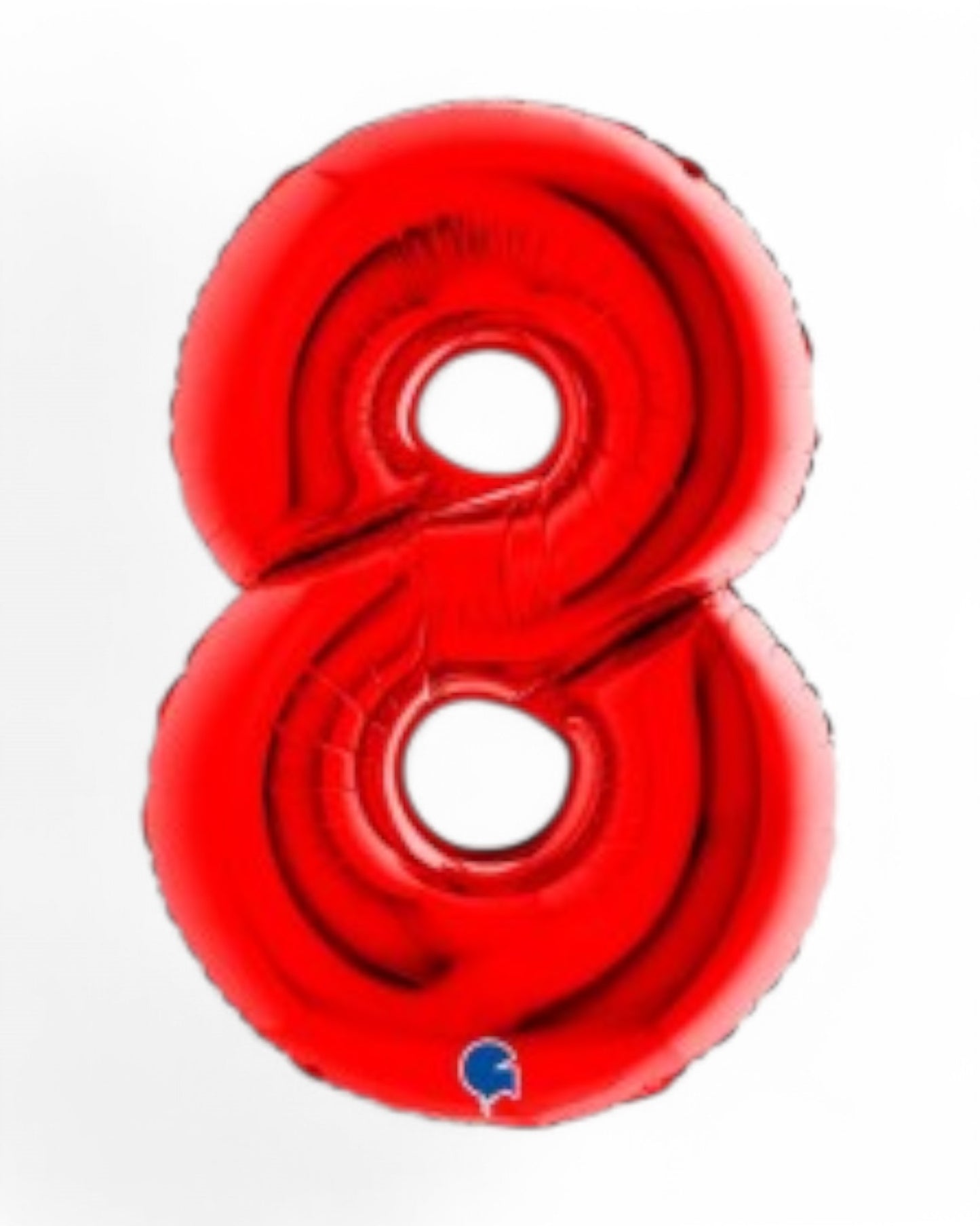 Palloncini Foil | Numeri 0-9 | Grabo | 102 Cm | Rosso