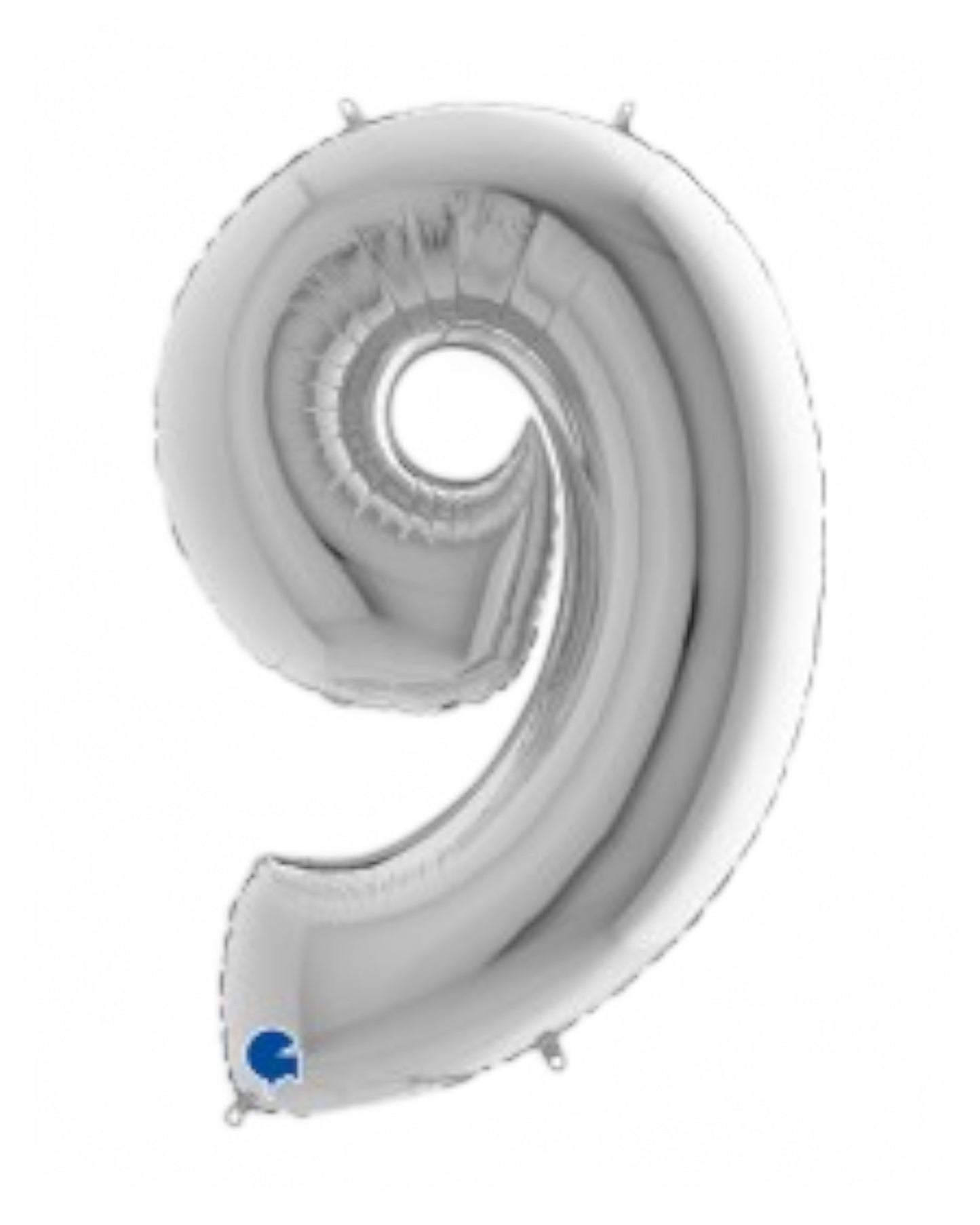 Palloncini Foil | Numeri 0-9 | Grabo | 102 Cm | Argento