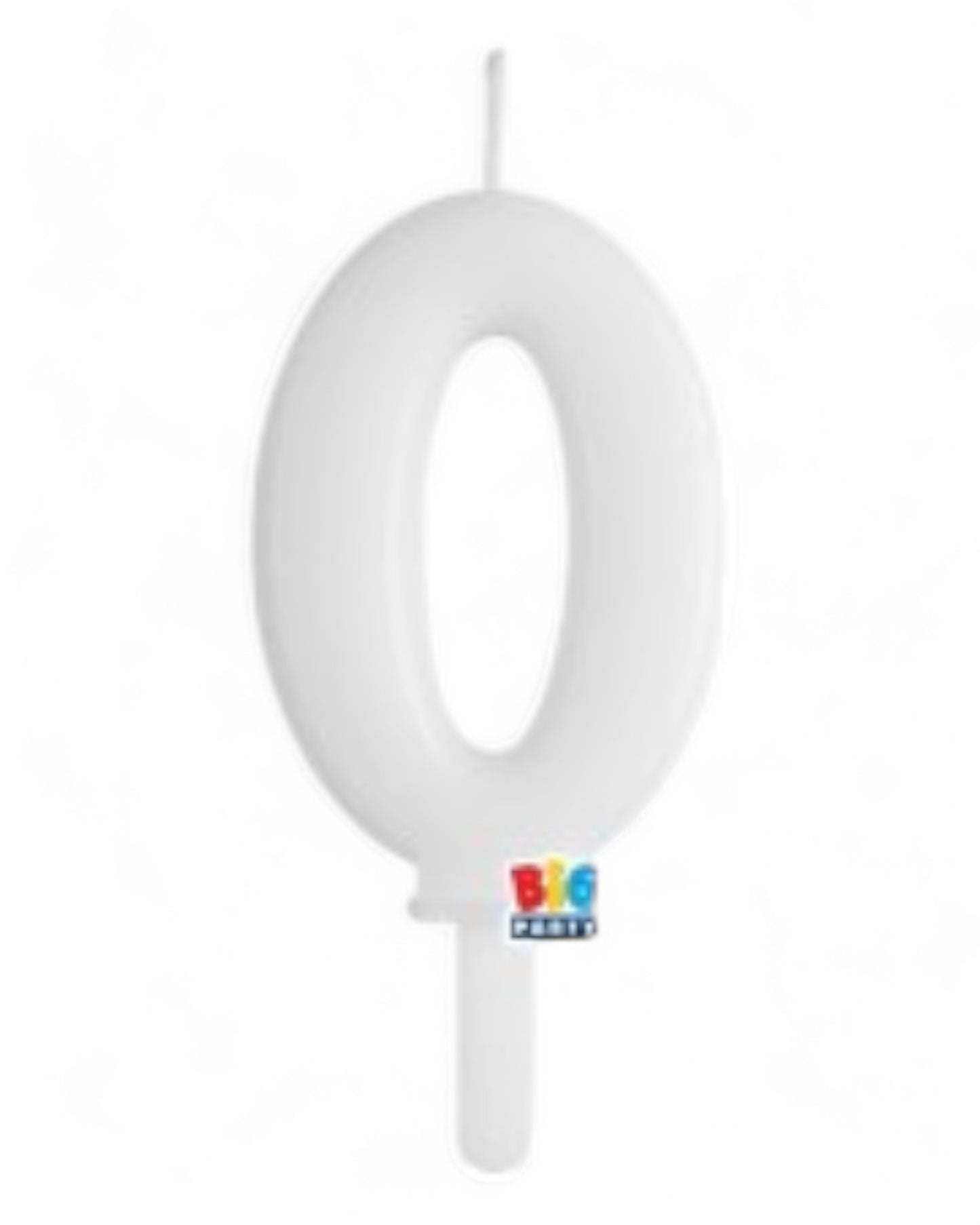 Candeline Numerali | Tiny Plump | Bianco | 7 Cm