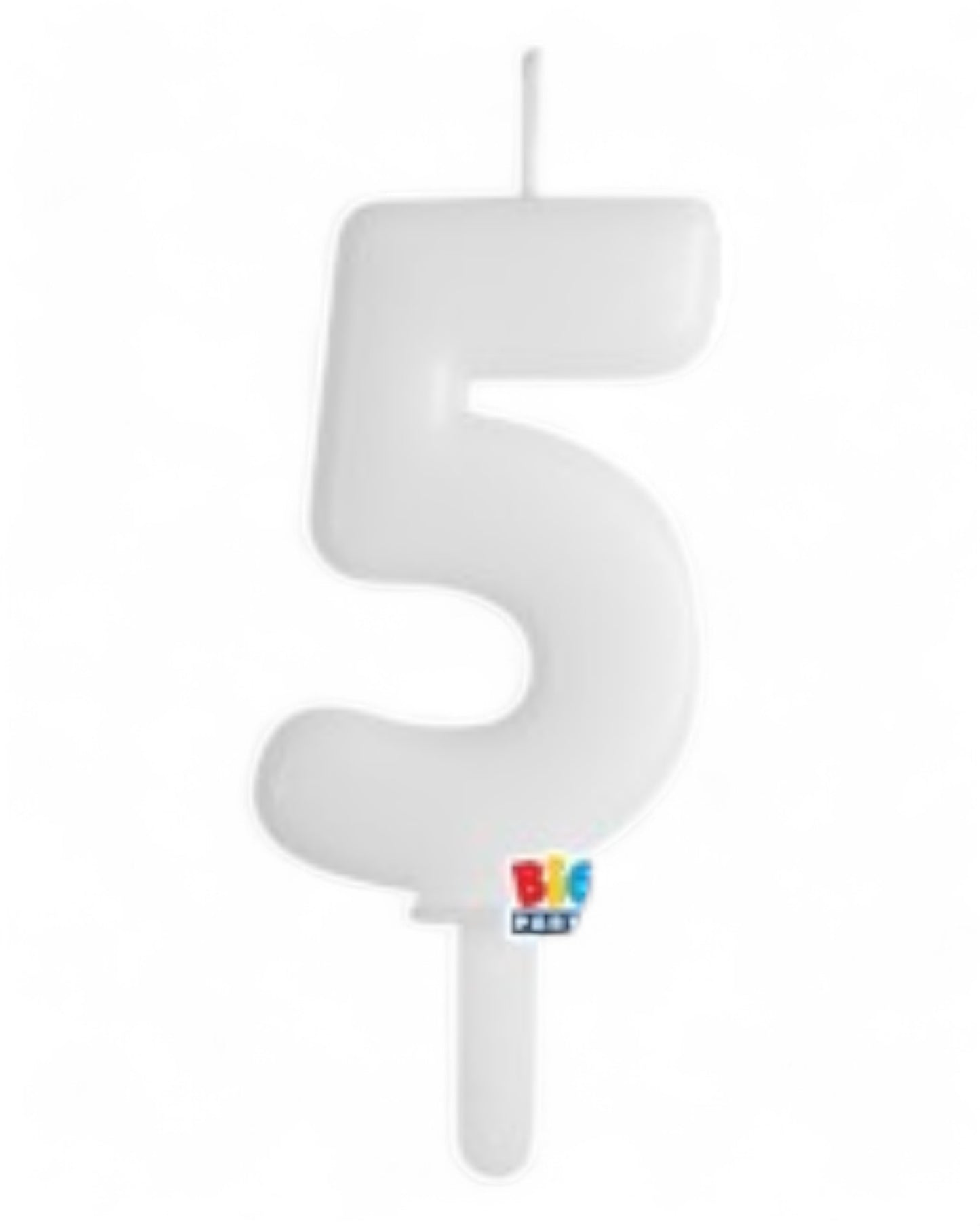 Candeline Numerali | Tiny Plump | Bianco | 7 Cm
