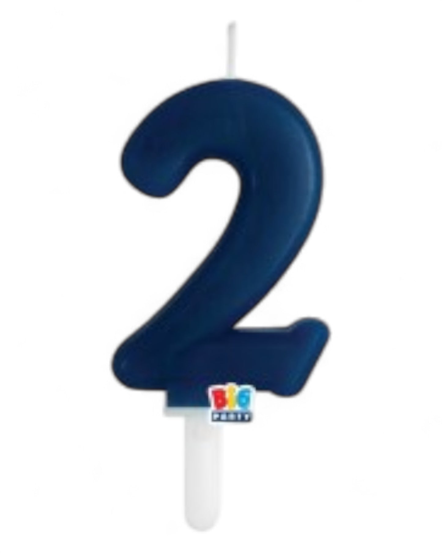 Candeline Numerali | Tiny Plump | Blu Navy | 7 Cm