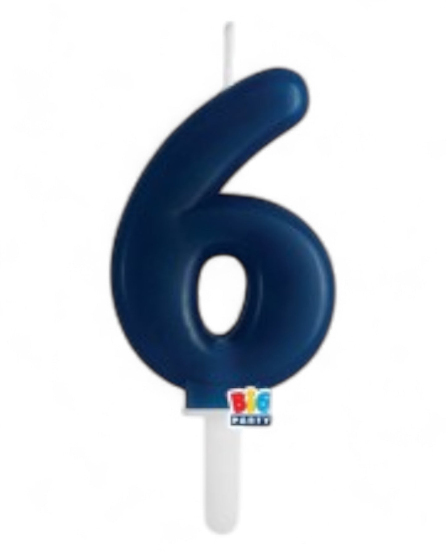 Candeline Numerali | Tiny Plump | Blu Navy | 7 Cm