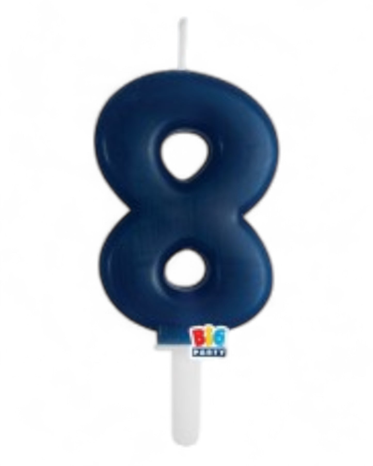 Candeline Numerali | Tiny Plump | Blu Navy | 7 Cm