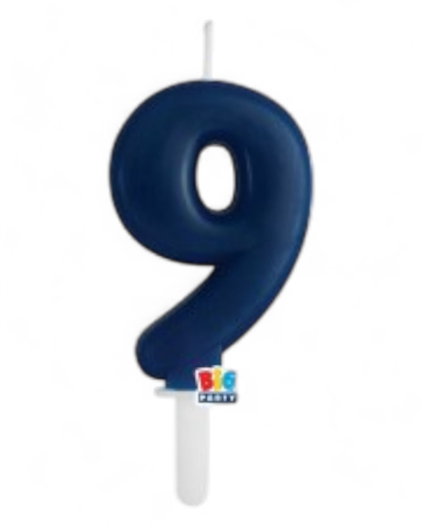 Candeline Numerali | Tiny Plump | Blu Navy | 7 Cm