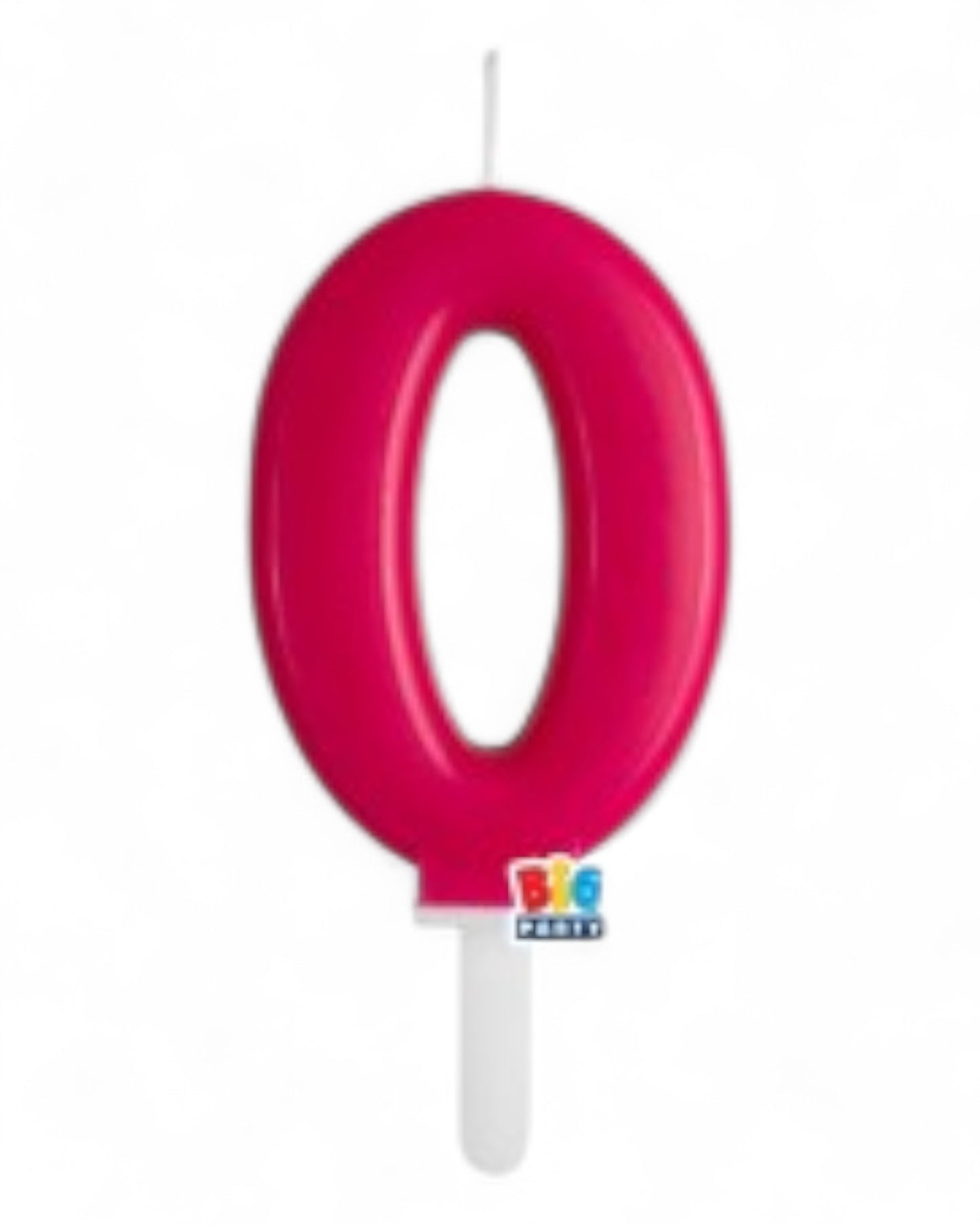 Candeline Numerali | Tiny Plump | Cherry/Fuxia | 7 Cm