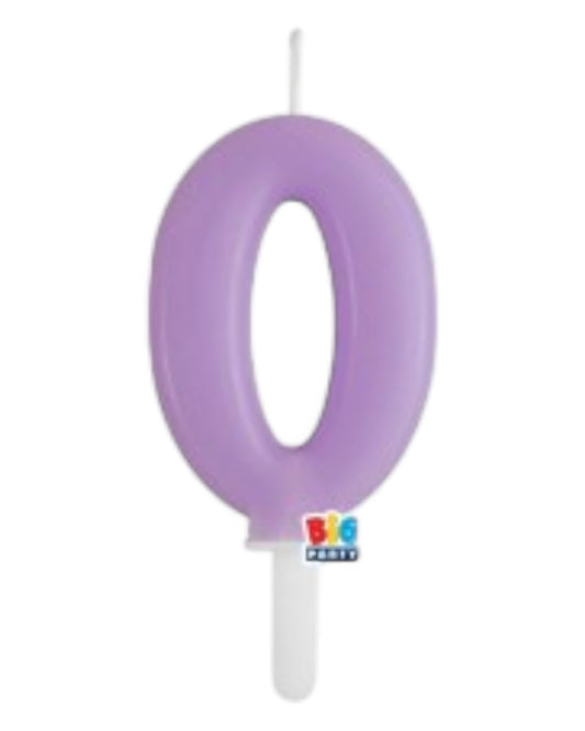Candeline Numerali | Tiny Plump | Lilla | 7 Cm