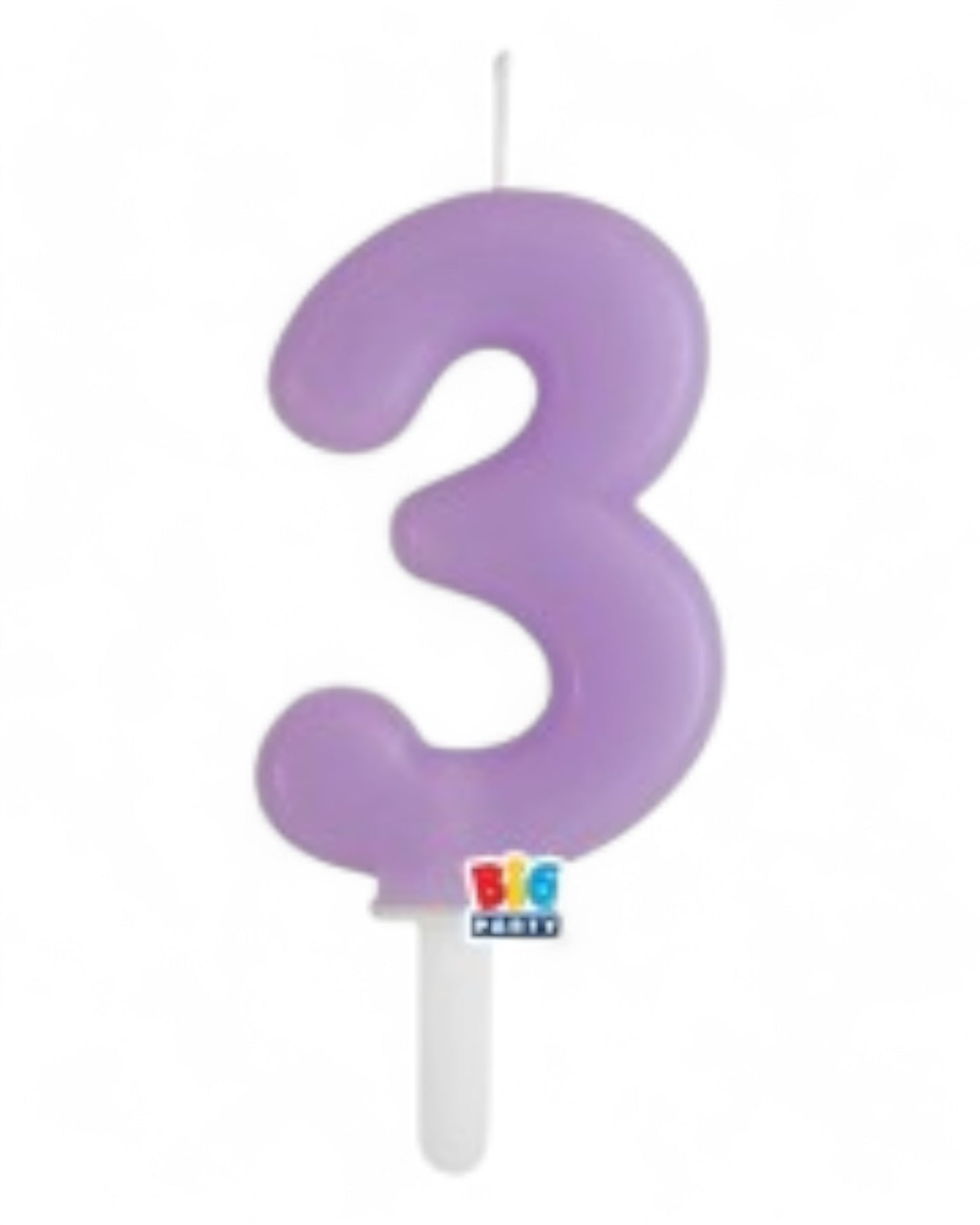 Candeline Numerali | Tiny Plump | Lilla | 7 Cm