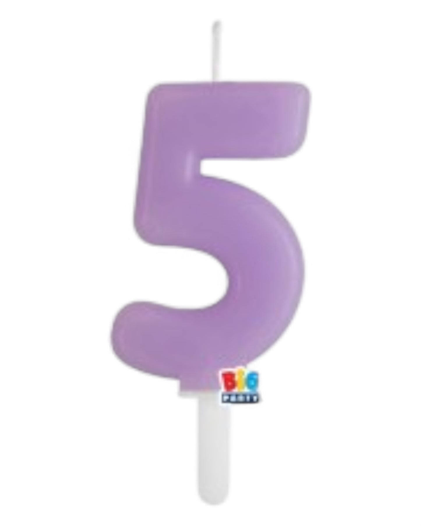 Candeline Numerali | Tiny Plump | Lilla | 7 Cm